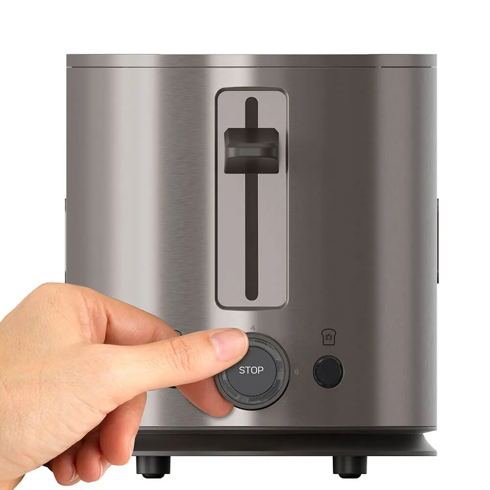 Black&amp;Decker 2 Long Slot - leiv&auml;npaahdin, ruostumaton ter&auml;s