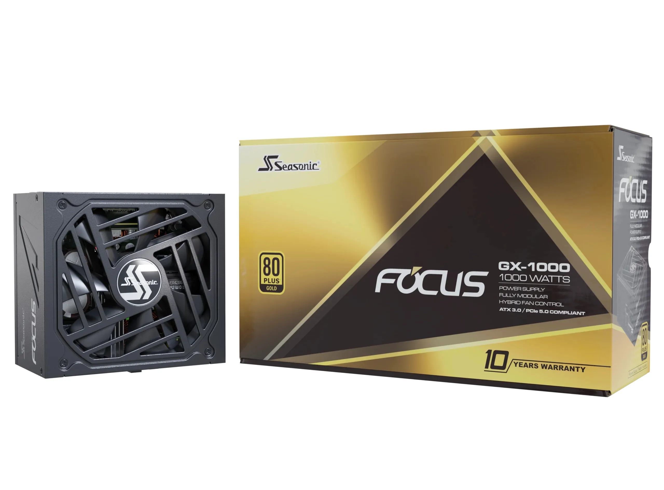 Seasonic Focus GX 1000W ATX - power supply, 80 Plus Gold