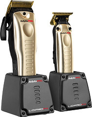 BaByliss PRO LO-PROFX FX825GE Cordless Hair Clipper, Gold