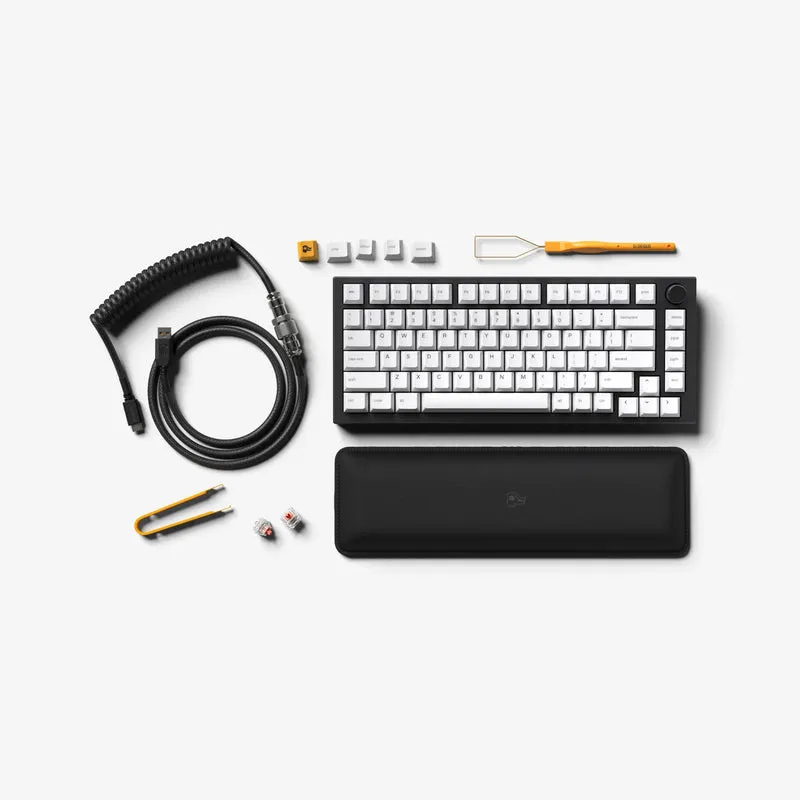 Glorious GMMK PRO 75% Pre-built ISO NORDIC - White