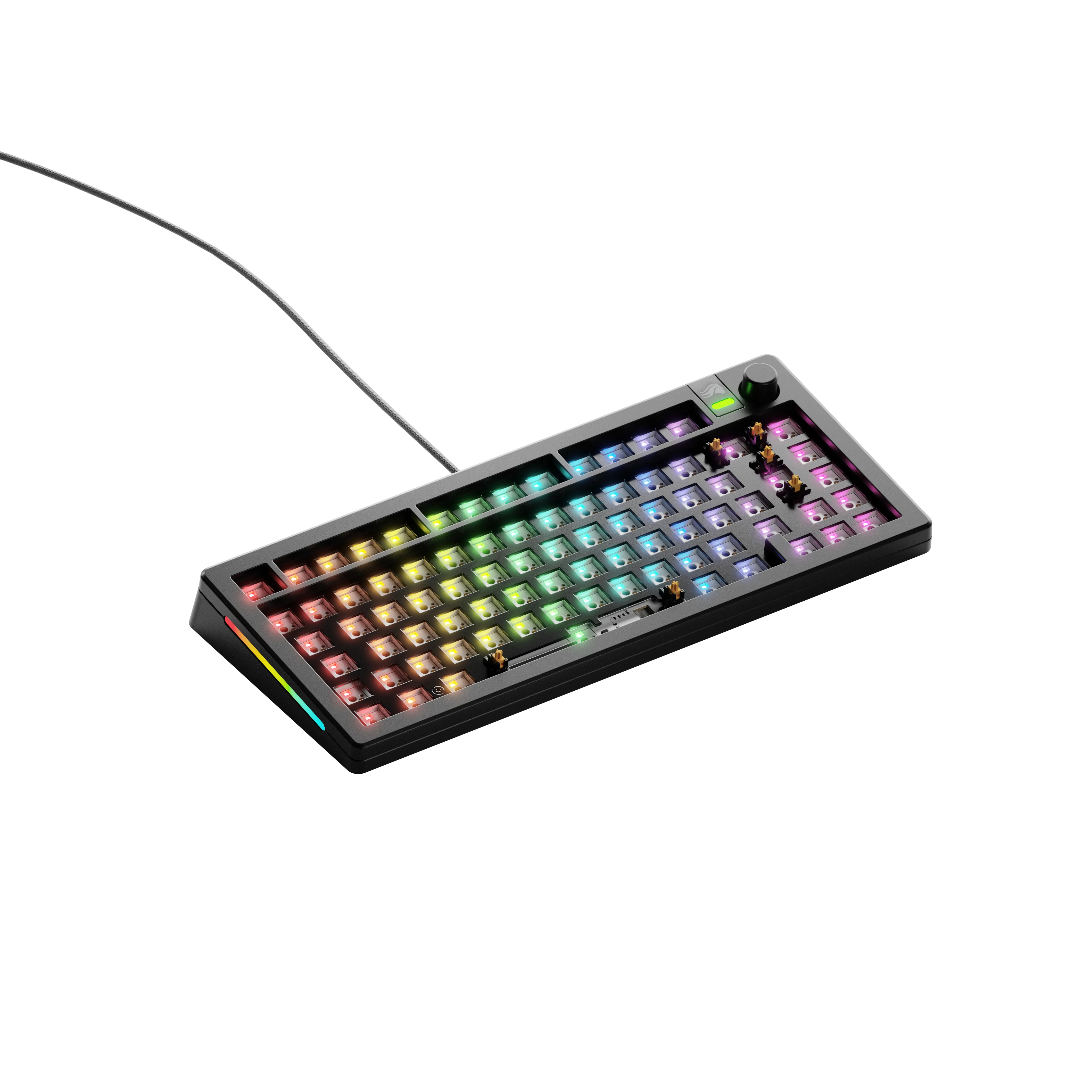 Glorious GMMK 3 75% Barebone - gaming keyboard, black