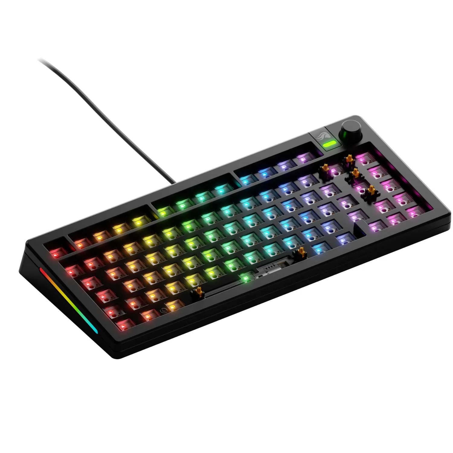Glorious GMMK 3 75% Barebone - gaming keyboard, black