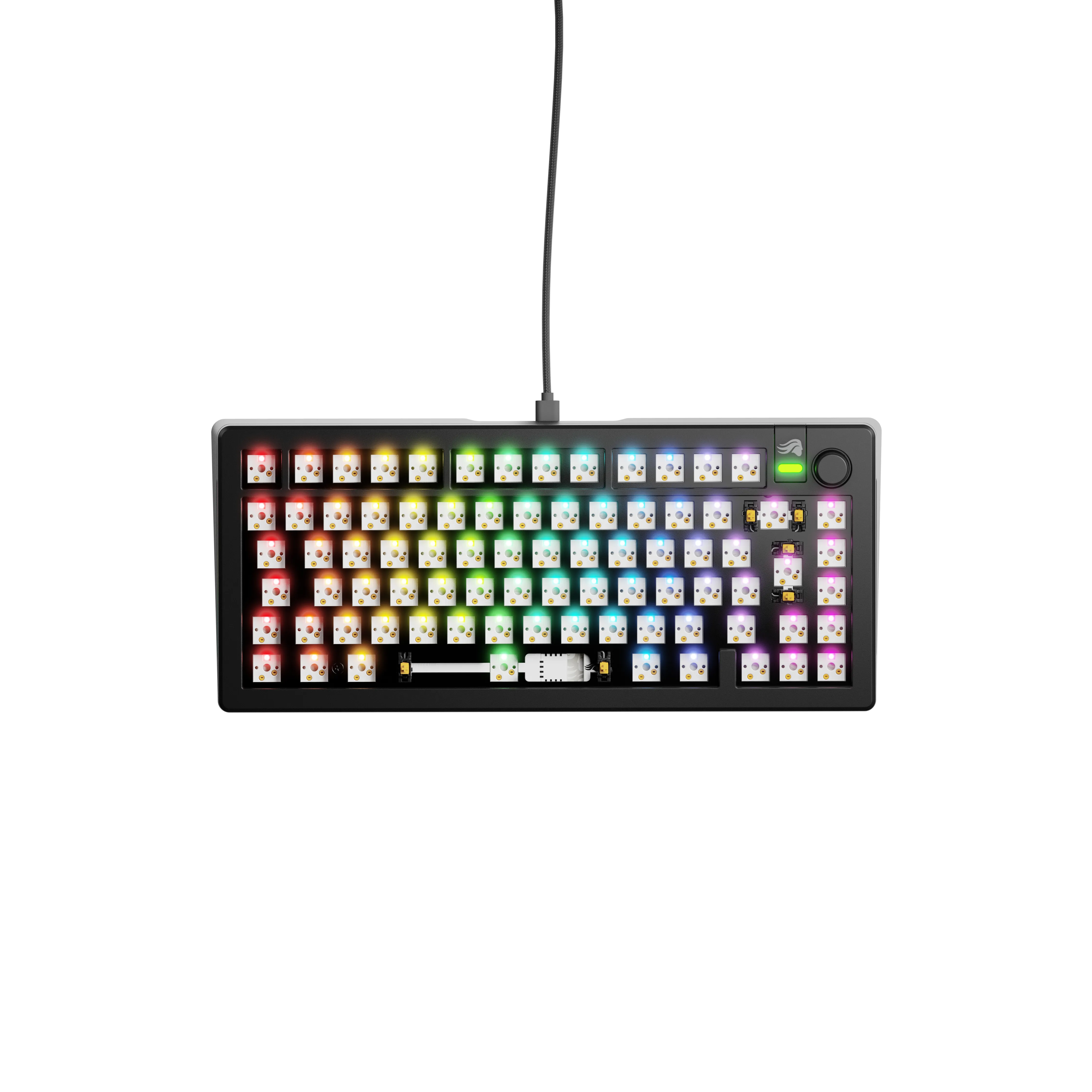 Glorious GMMK 3 75% Barebone - gaming keyboard, black