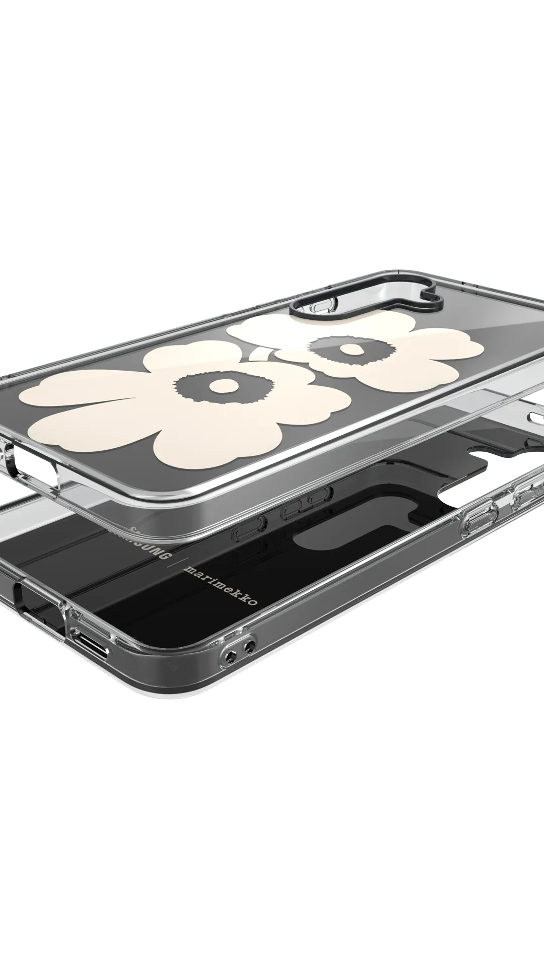 Samsung X Marimekko Dual Layer Galaxy S25+ - skyddsfodral, Svart/Beige