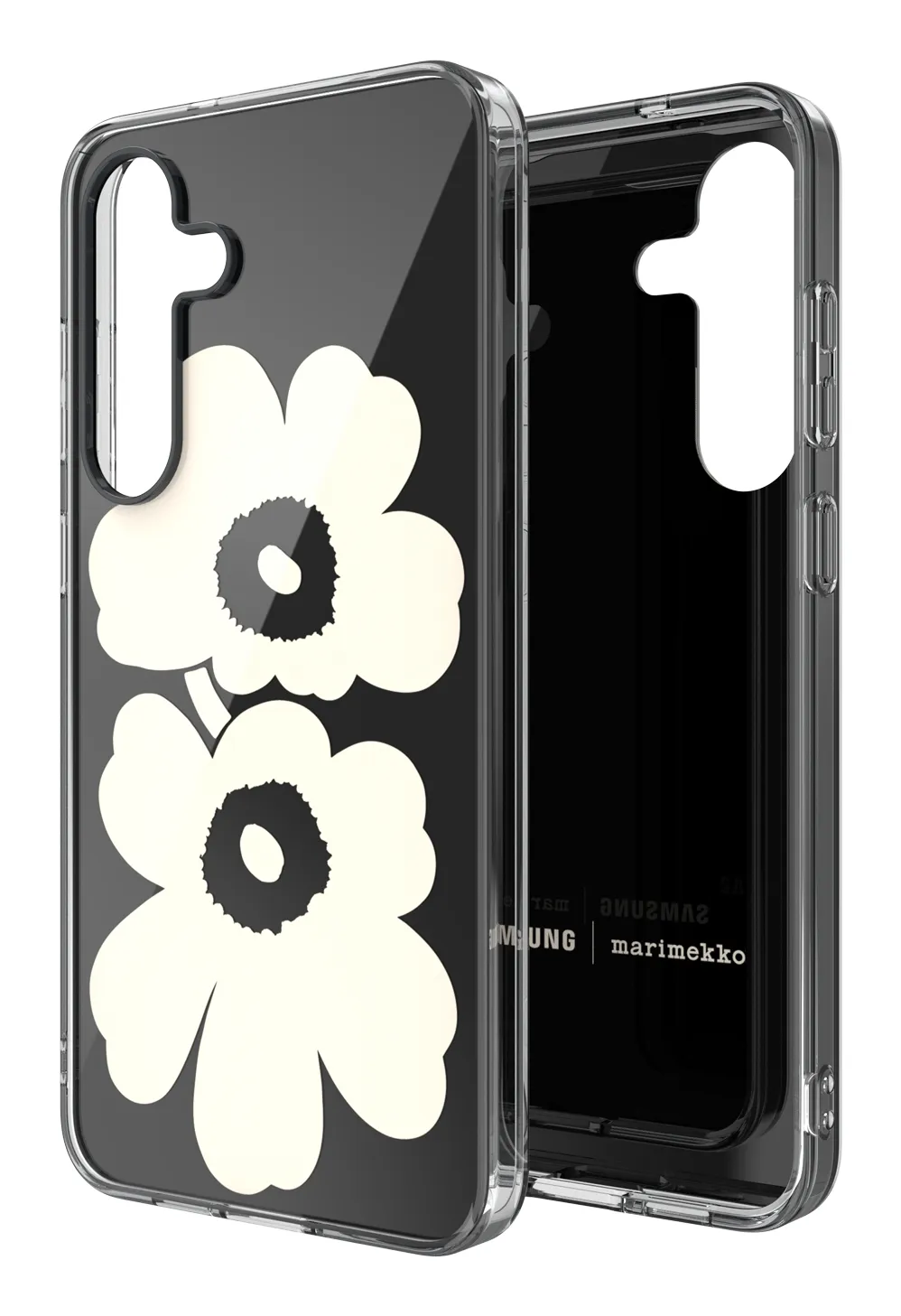 Samsung X Marimekko Dual Layer Galaxy S25+ - skyddsfodral, Svart/Beige