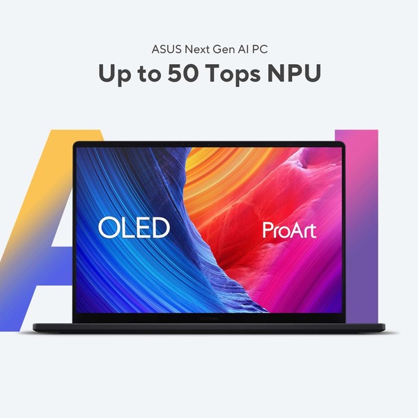 ASUS ProArt P16 OLED 16" Ryzen AI 9 HX 370, 32GB, 1TB, RTX 4060, Win 11 Pro - Notebook, Black