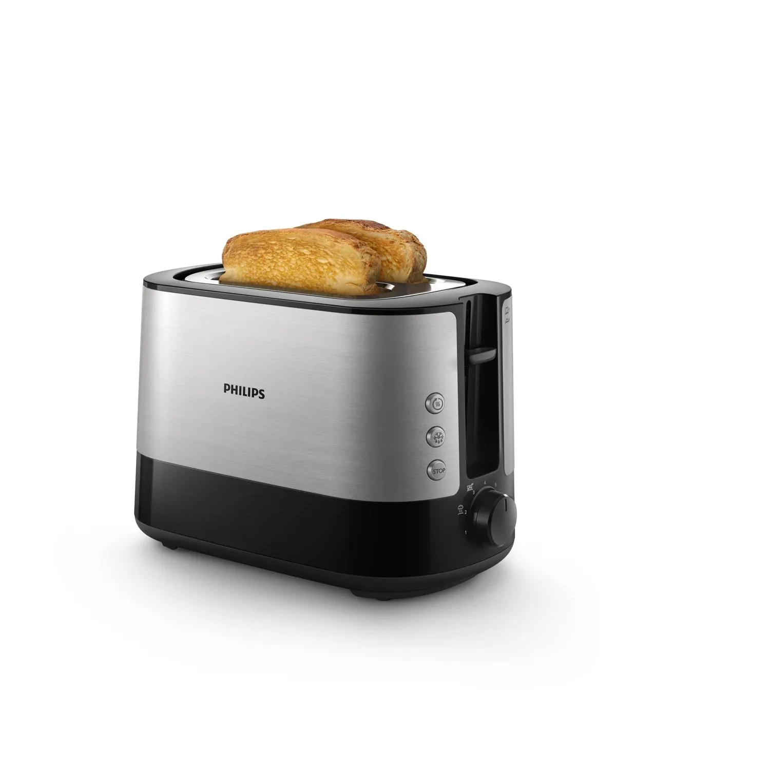 Philips Viva Collection HD2635/90 toaster, 2 slices, Black