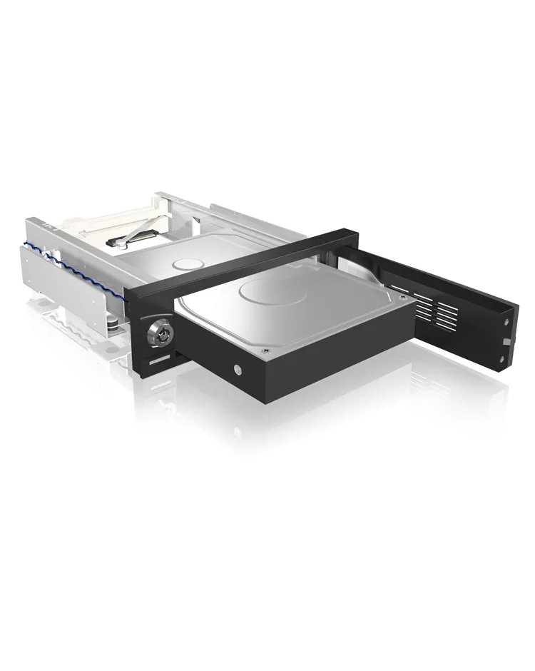 ICY BOX kovalevykasetti, sopii 1x3,5" SATA HDD, lukittava, 5,25"