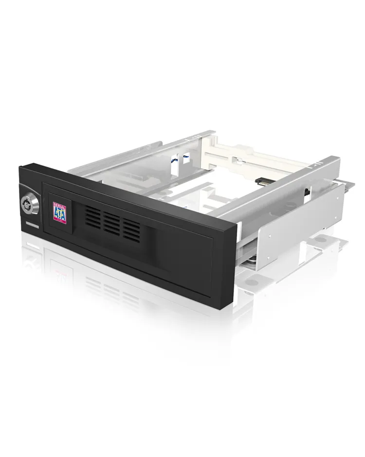 ICY BOX kovalevykasetti, sopii 1x3,5" SATA HDD, lukittava, 5,25"