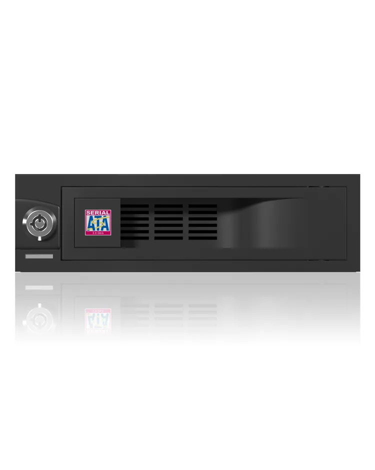 ICY BOX kovalevykasetti, sopii 1x3,5" SATA HDD, lukittava, 5,25"