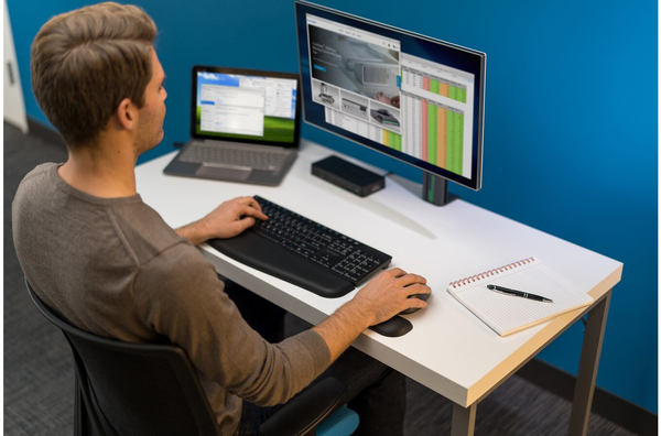 Monitor Arm Extended