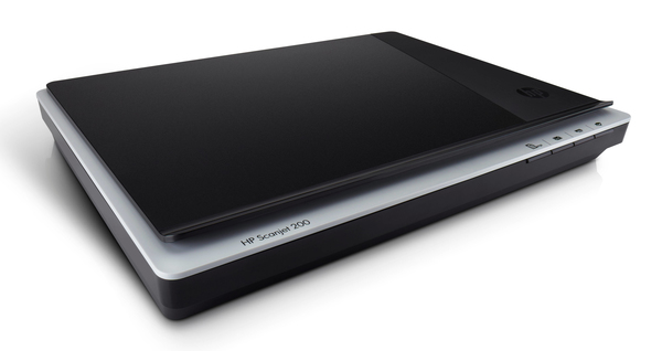 HP Scanjet 200 Flatbed Scanner PC-connected, USB-powered, CIS module, 48-bit, A4 flatbed photo scanner with 2400dpi resolution