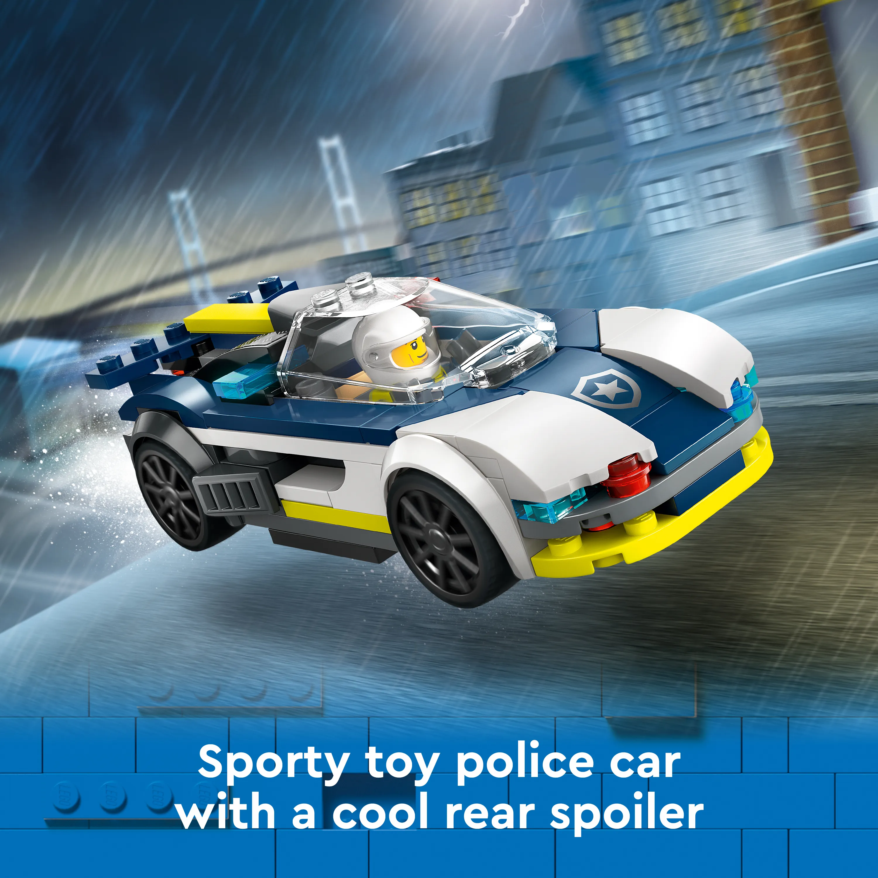 LEGO City Police Car and Muscle Car Chase 60415