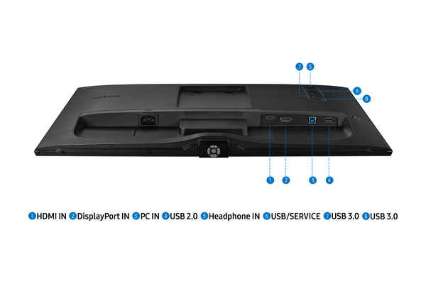 Samsung 24" LS24A600NAUXEN QHD, IPS - sk&auml;rm
