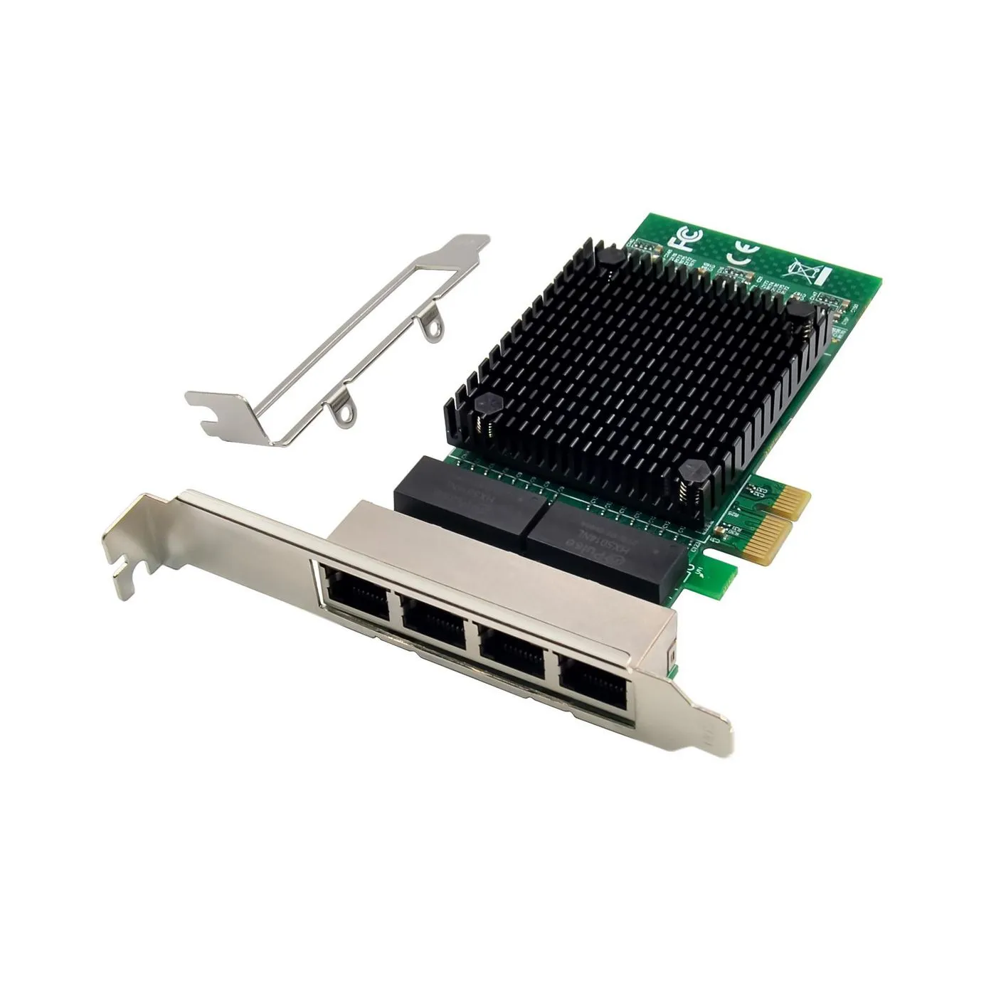 MicroConnect MC-PCIEX1-82571-Q PCI Express x1 4-Port Gigabit Ethernet RJ45 - Network Card