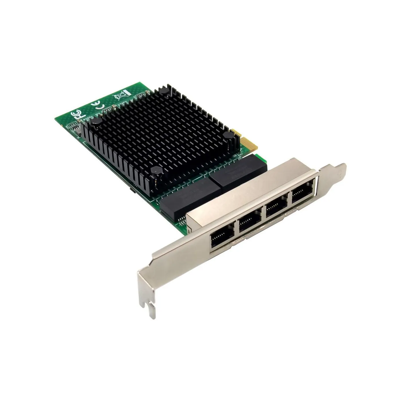 MicroConnect MC-PCIEX1-82571-Q PCI Express x1 4-Port Gigabit Ethernet RJ45 - Network Card