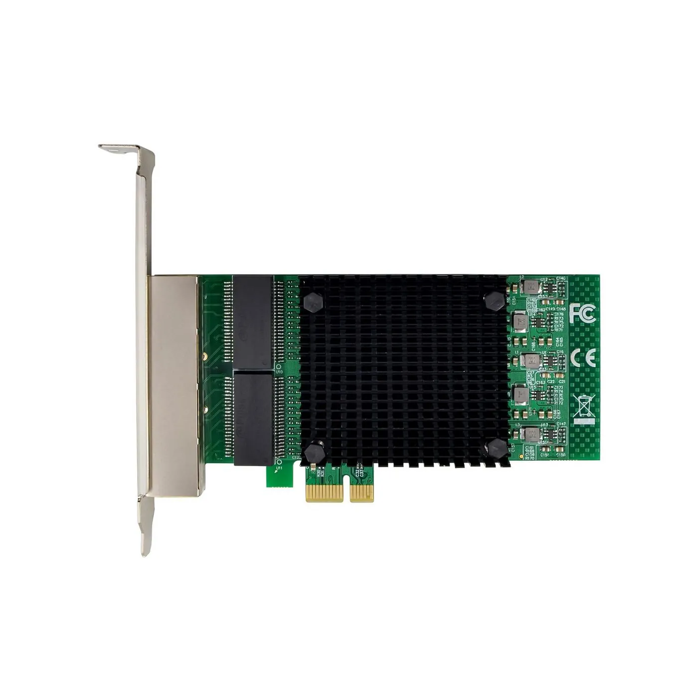 MicroConnect MC-PCIEX1-82571-Q PCI Express x1 4-Port Gigabit Ethernet RJ45 - Network Card