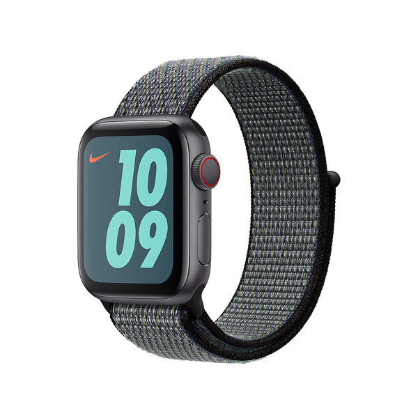 Apple Watch 40 mm Nike Sport Loop -ranneke, World Indigo/Lime Blast