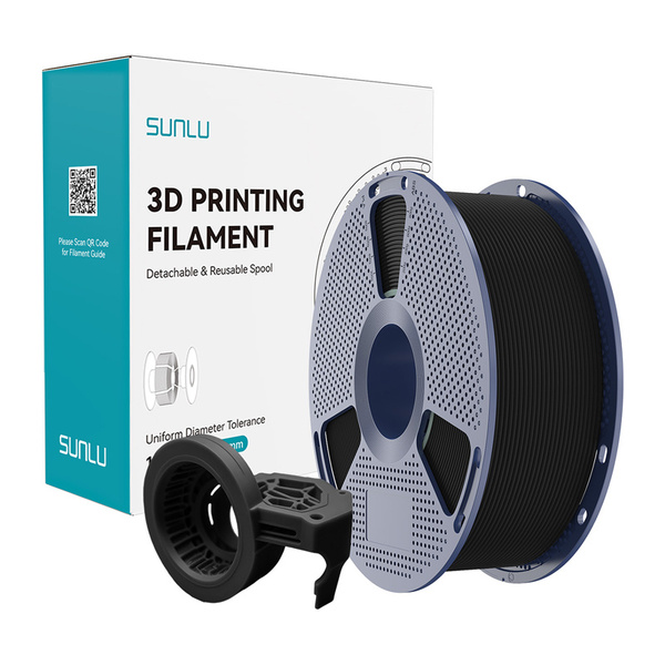 SUNLU High-Speed PETG, matta, 1.75 mm, 1 kg -3D-tulostusfilamentti, musta