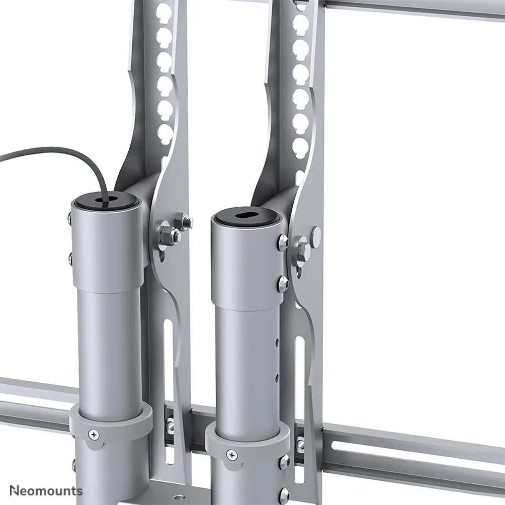 NewStar Mobile Monitor/TV Floor Stand PLASMA-M1200 - Teline tuotteelle plasmapaneeli - hopea -n&auml;yt&ouml;n koko: 27"-60" - lattialla seisova