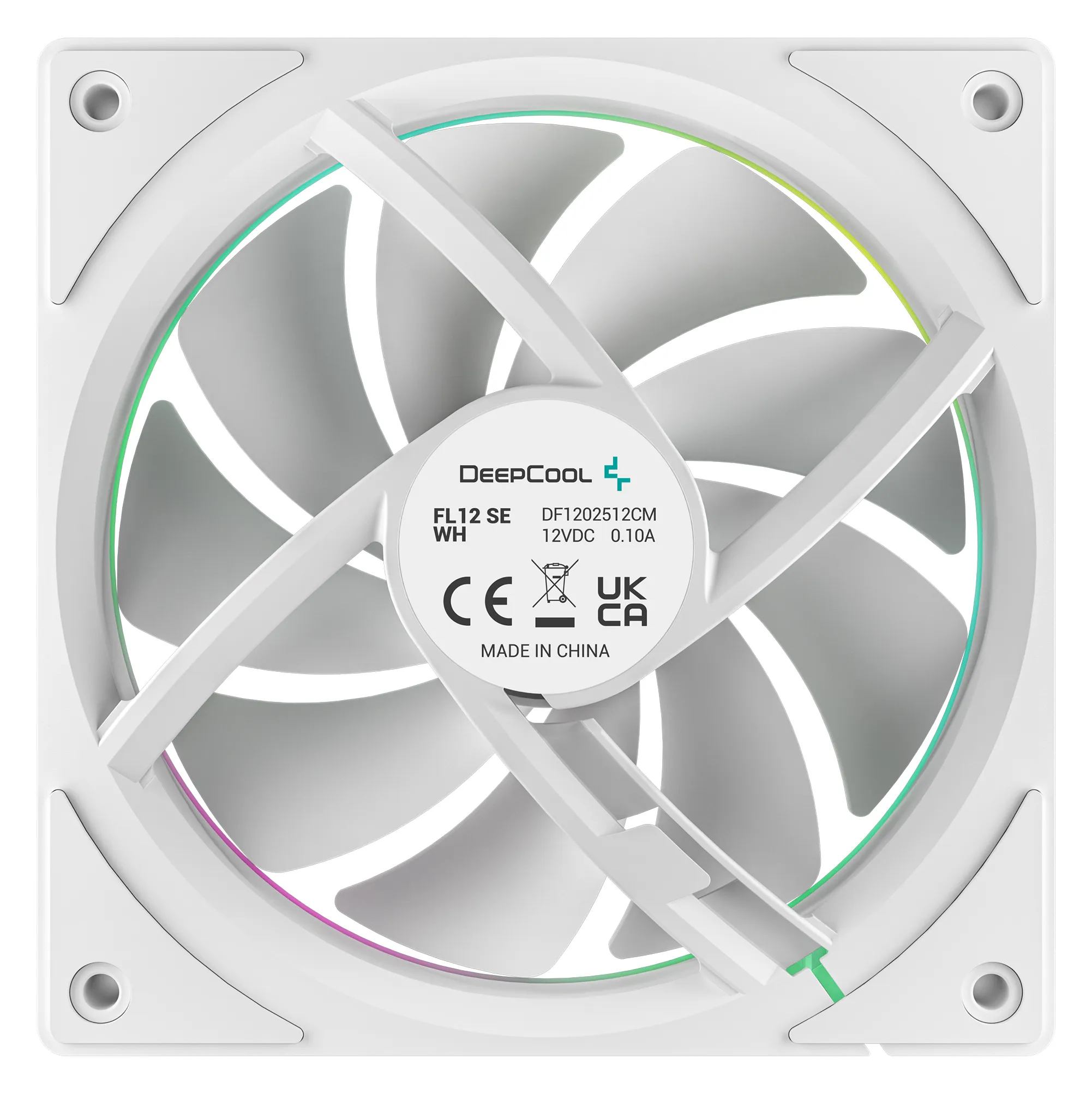 DeepCool FL12R SE White 120 mm Case Fan 3-pack