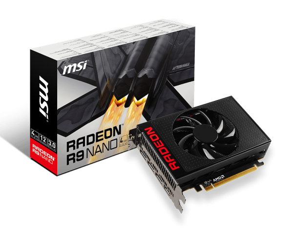 MSI Radeon R9 Nano 4 Gt -n&auml;yt&ouml;nohjain