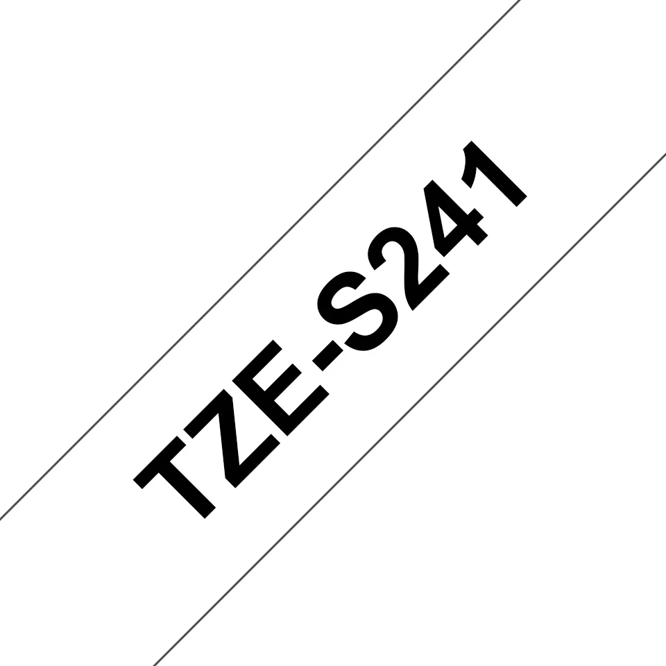 BROTHER TZES241 18 BLACK ON WHITE STR. A