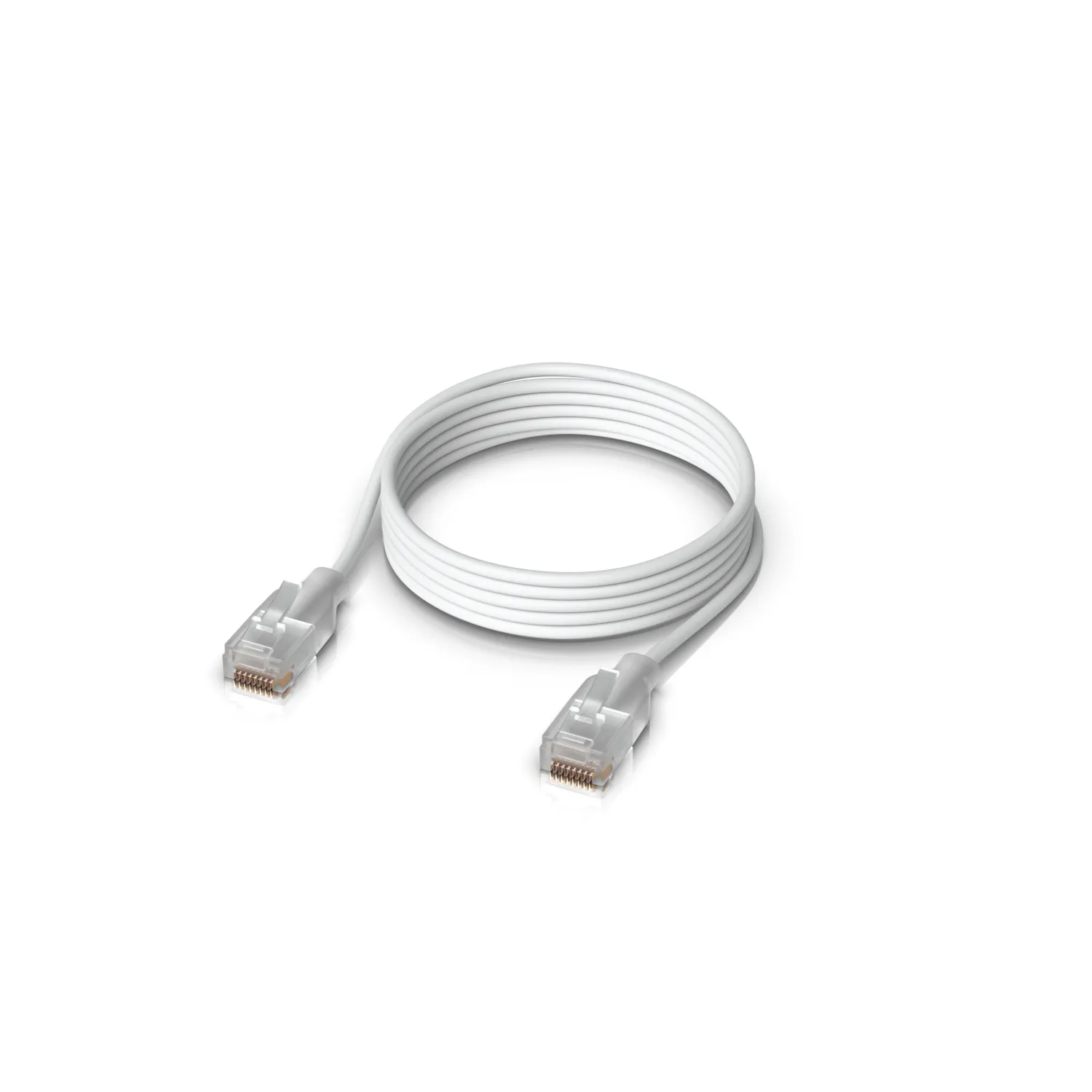 Ubiquity Cat6 UTP RJ45 1m -verkkokaapeli, translucent, valkoinen