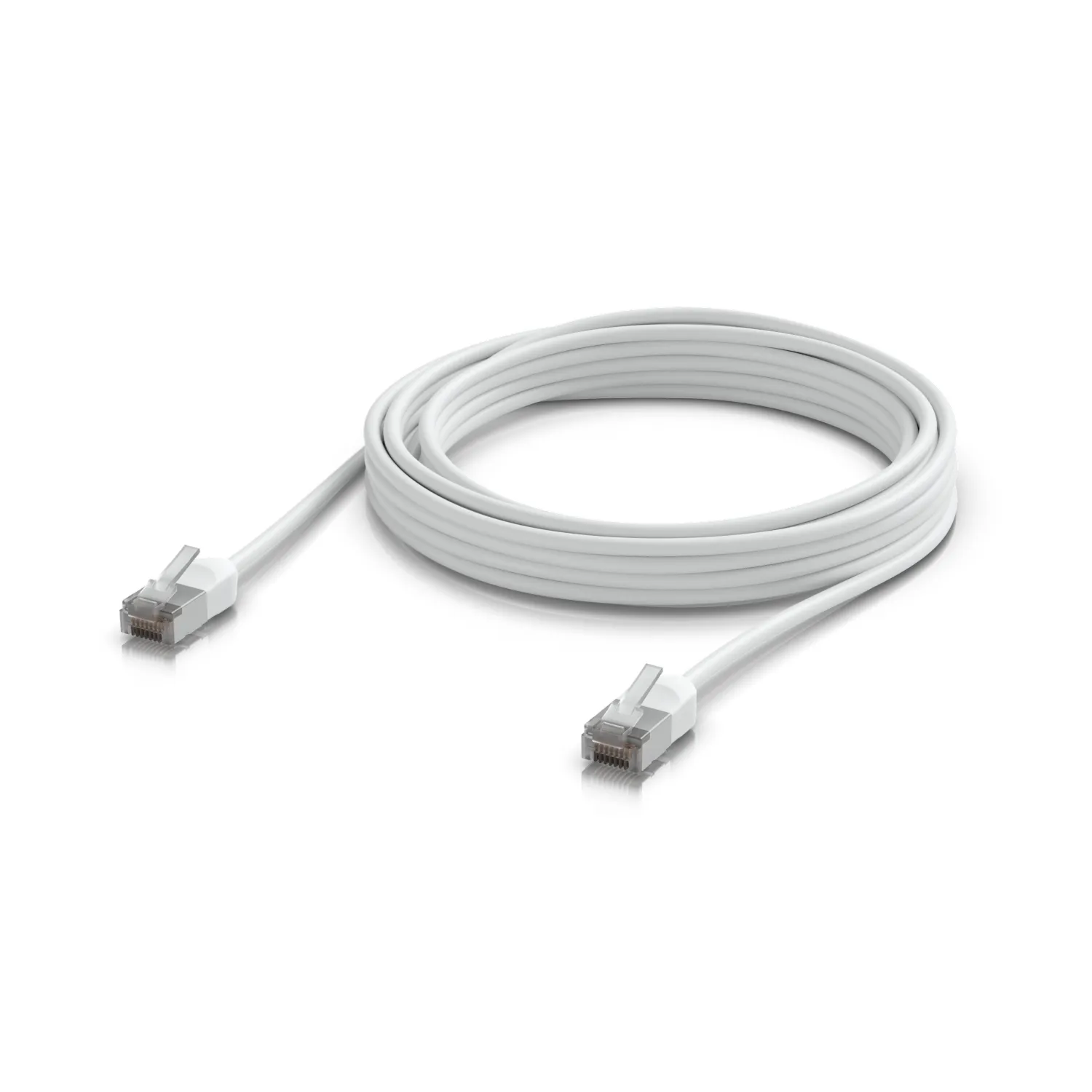 Ubiquity Cat6a F/UTP RJ45 5m n&auml;tverkskabel, vit