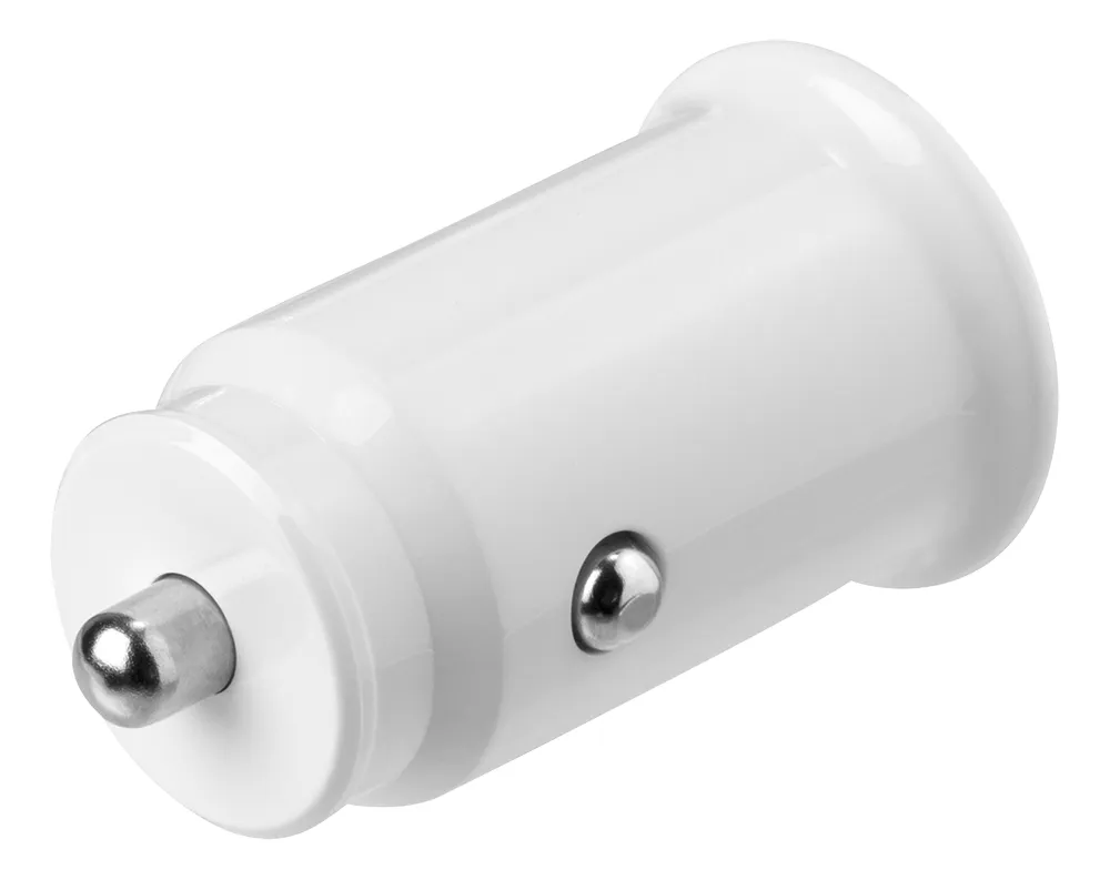 DELTACO 12/24 V USB-billadare med kompakt storlek och dubbla USB-A por