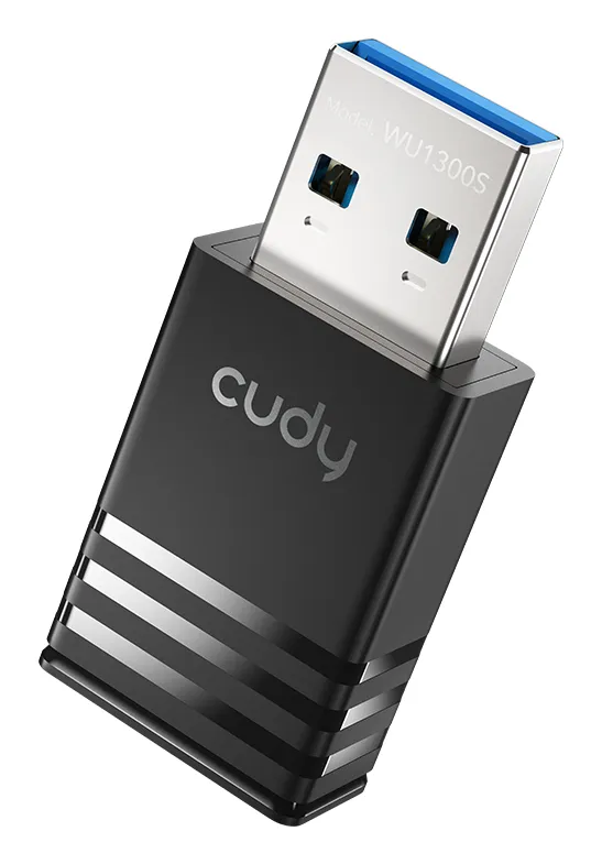 Cudy WU1300S Dual Band Mini Tr&aring;dl&ouml;s USB-adapter