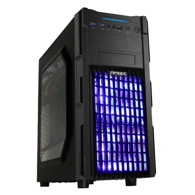 ANTEC GX200 Gear Window Blue gamers case Midi Tower