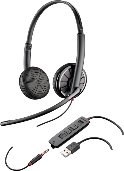 PLANTRONICS Blackwire C325.1-M Stereo Bulkware