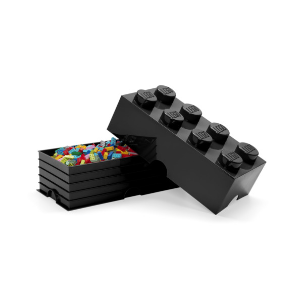 Room Copenhagen LEGO Storage Brick 8 black - RC40041733