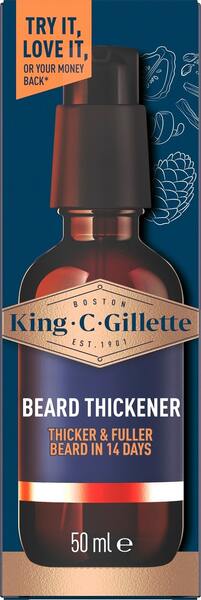 King C. Gillette Men's Beard Thickener 50 ml -parta&ouml;ljy