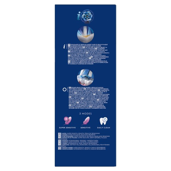 Oral-B iO2 Series Duo - eltandborste, Night Black, Calm Pink