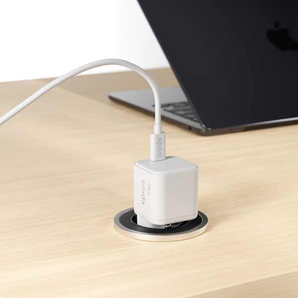 Epico UltraBoost Micro AVS GaN 100W Dynamic Wall Charger EA70b | White | GaN Technology  &amp;  Power Delivery