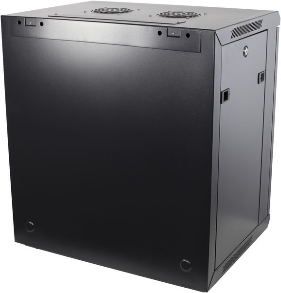 TOTEN, 19" v&auml;ggsk&aring;p, 12U, 600x450, svart