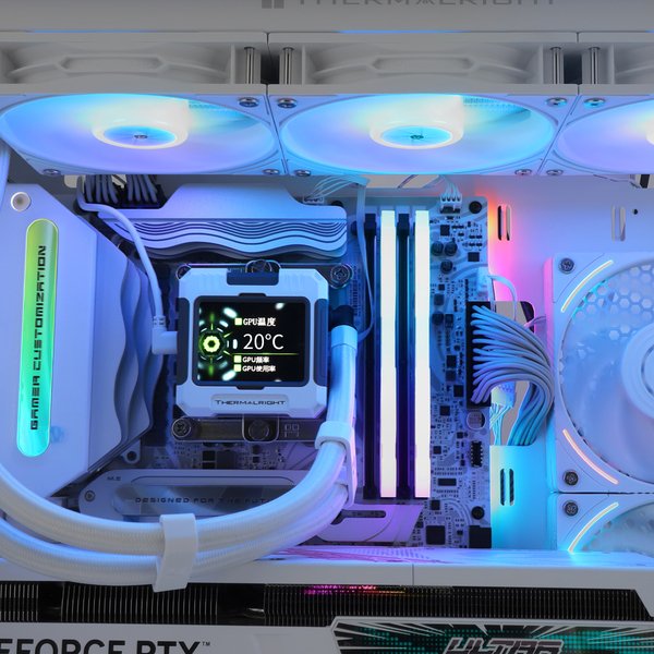 Thermalright Frozen Warframe 360 White  ARGB - LCD