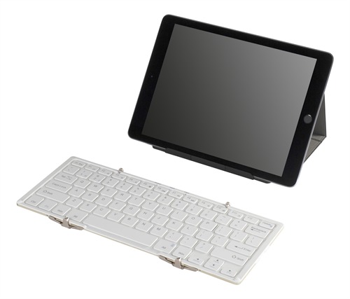 Deltaco langaton n&auml;pp&auml;imist&ouml;, Bluetooth, pohjoismainen, valkoinen