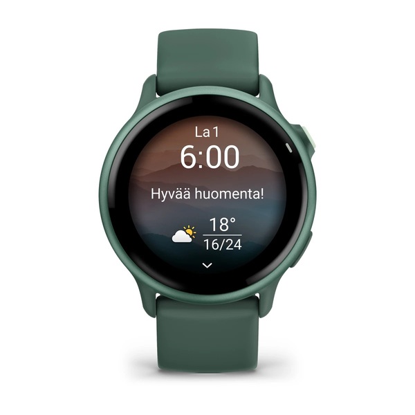 Garmin Vivoactive 6 42mm Smartwatch, Jasper Green