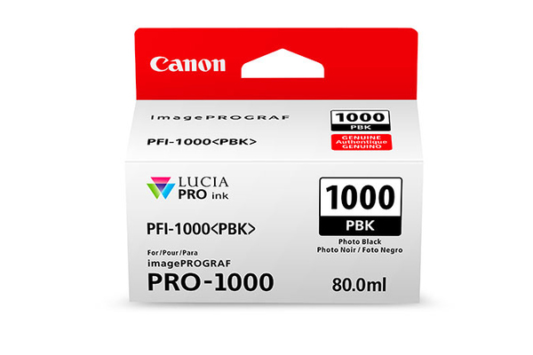 CANON PFI-1000 PBK Photo Black Ink Tank 80ml