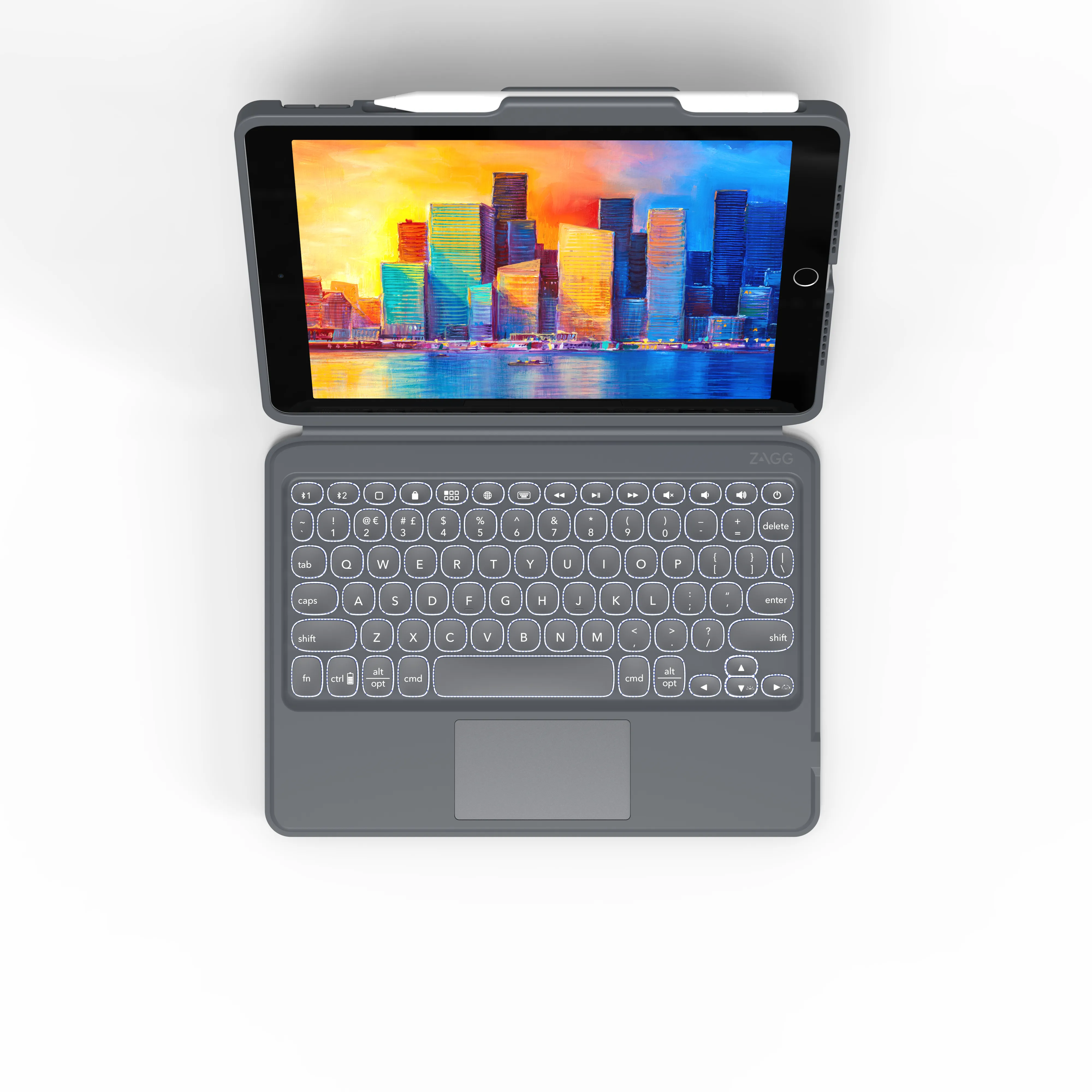 Zagg Keyboard Pro Keys with Trackpad and Detachable Case