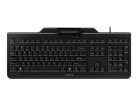 CHERRY Secure Board 1.0 Ergonomic Keyboard, CHERRY LPK, Black