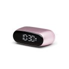 Lexon Minut Rechargeable Digital Alarm Clock (Pink)