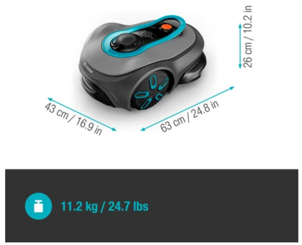 Gardena smart SILENO free 1200 m&sup2; - robotgr&auml;sklippare