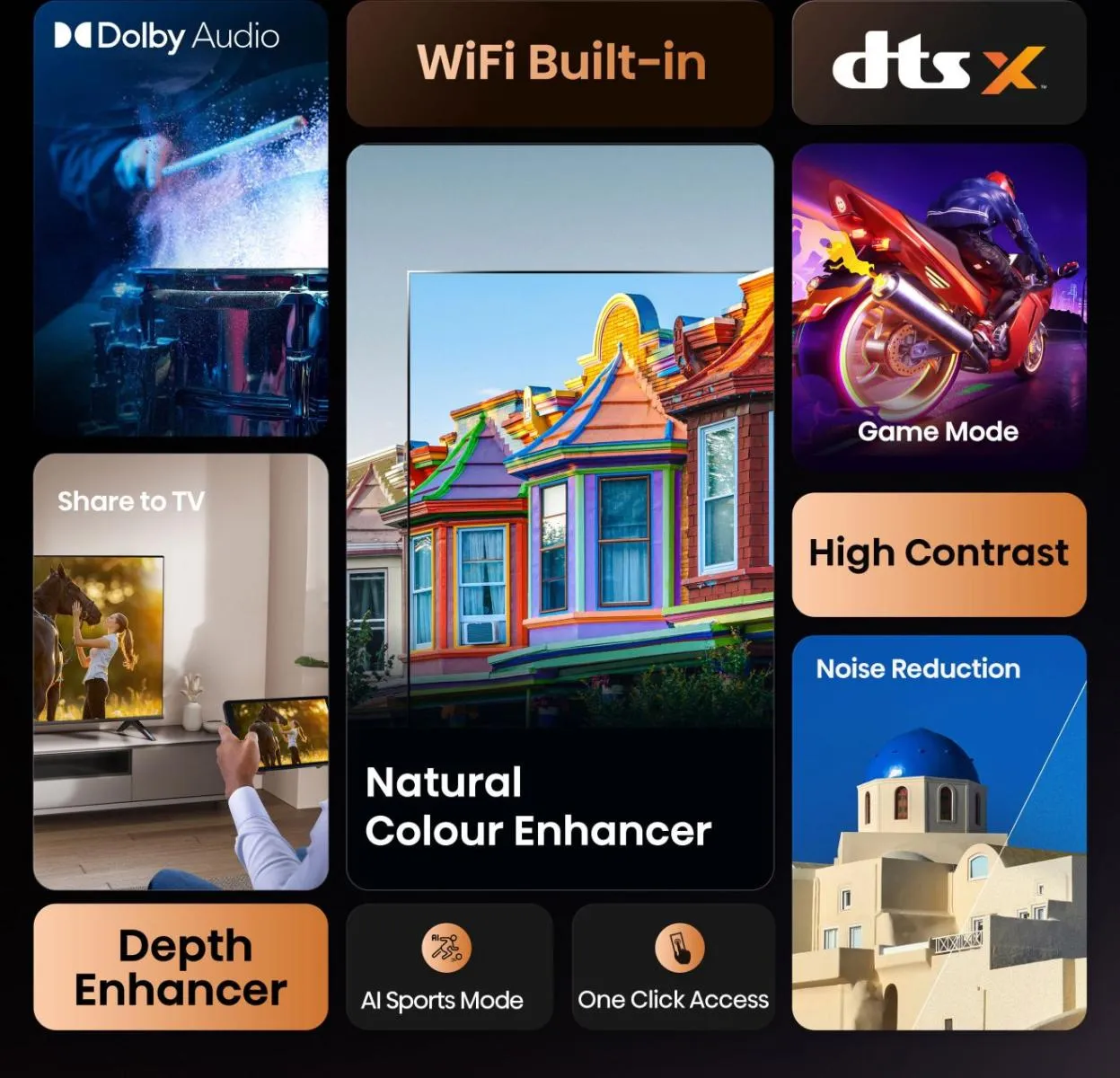 Hisense 32A4Q 32" HD LED VIDAA TV, 60Hz, HDR10