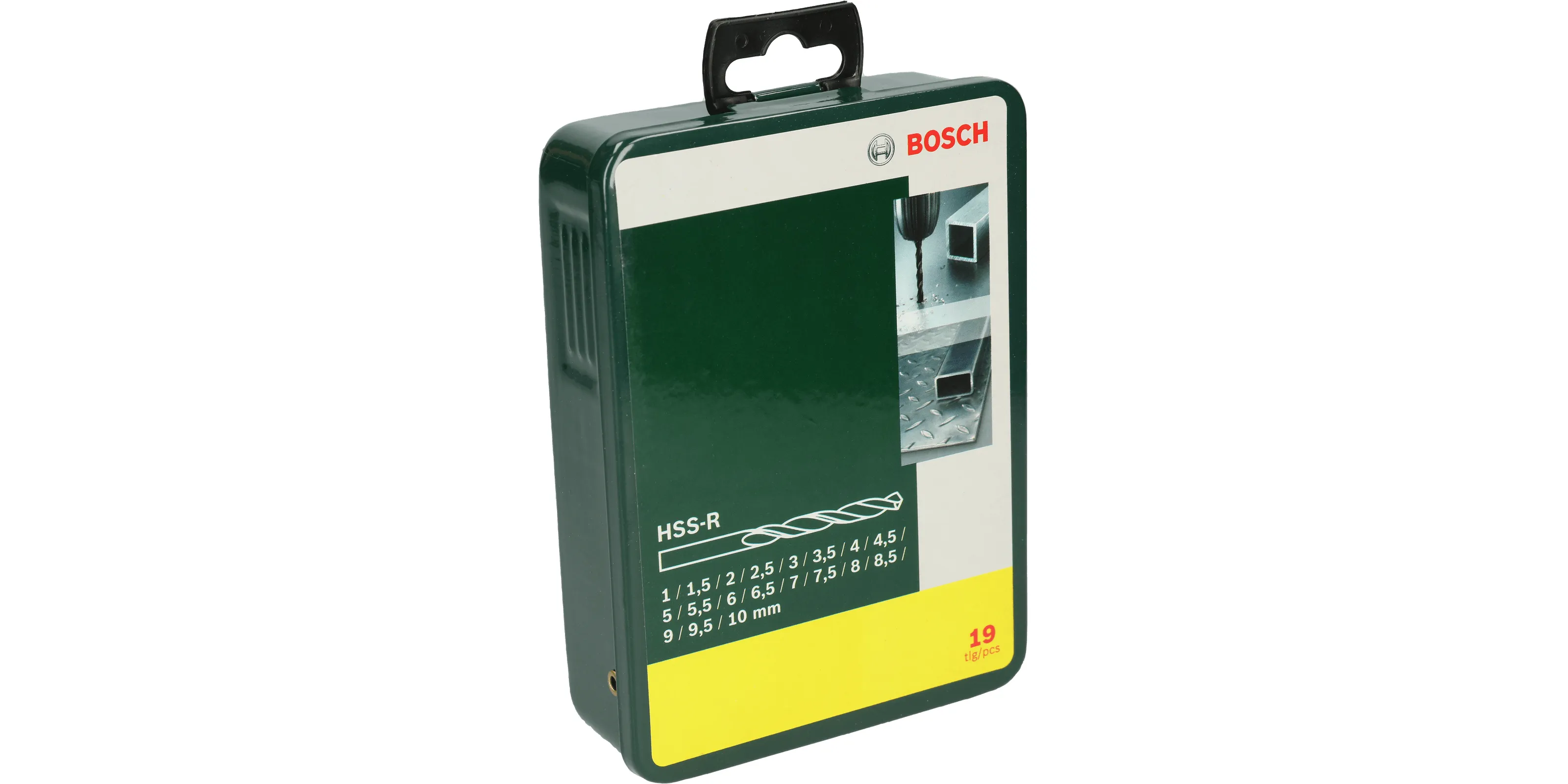Bosch 19-Piece HSS Twist Drill Bit Set for Metal (1&ndash;10 mm)