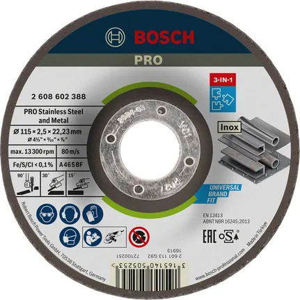 Bosch Cutting disc 3in1 115mm