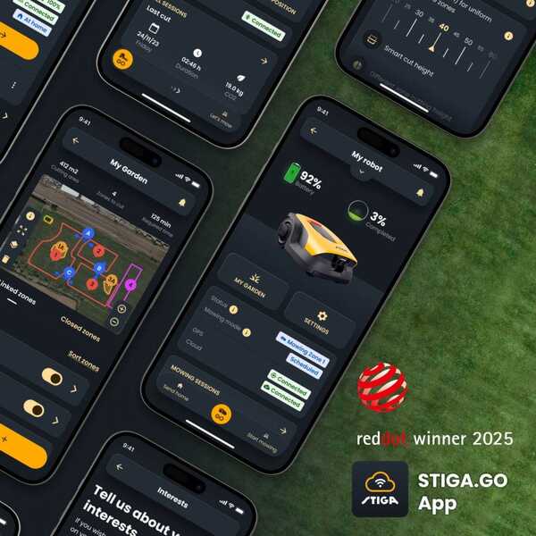 STIGA A 8v, RTK, GPS, 800 m&sup2; robotgr&auml;sklippare